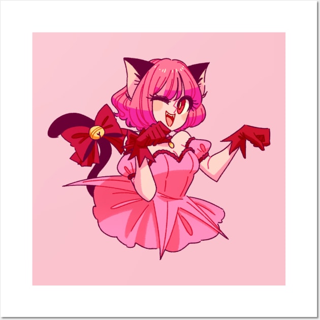 Mew Ichigo Wall Art by SaiSaixChan